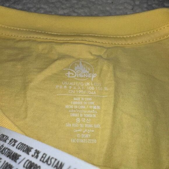 Disneyland Yellow Long Sleeve Graphic Shirt Unisex Large NWT - Picture 7 of 10